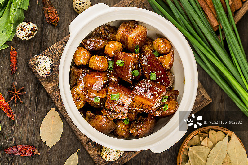 传图佳肴-红烧肉图片素材