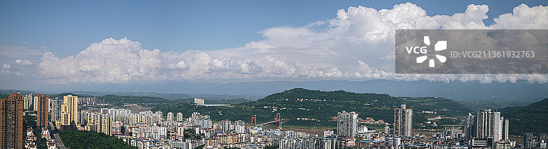 重庆市忠县全景图片素材