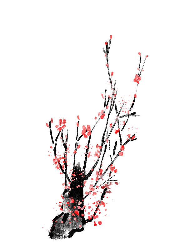 梅花梅树元素图片素材