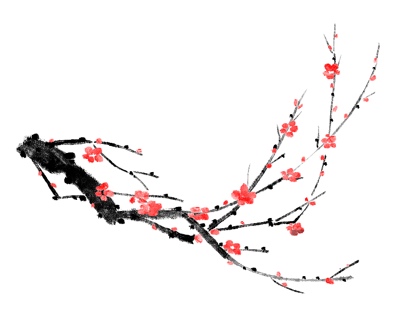 梅花梅树元素图片素材
