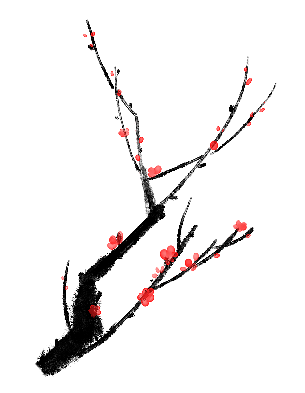 梅花梅树元素图片素材