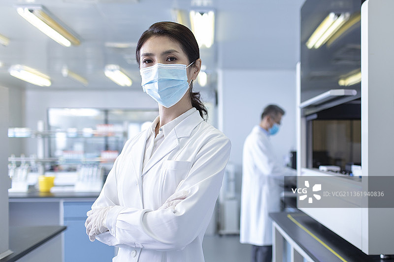 医学研究员肖像图片素材