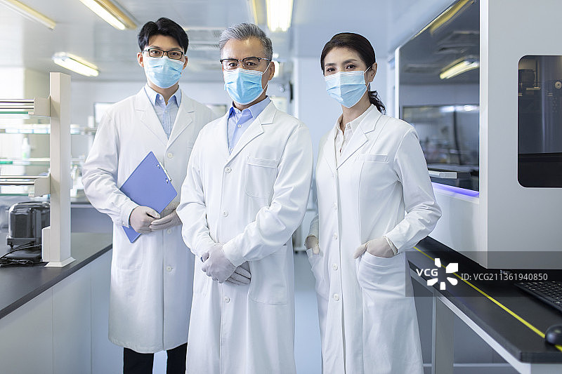 医学研究团队肖像图片素材