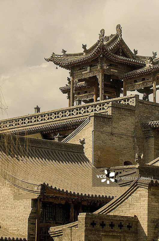 山西民居王家大院图片素材