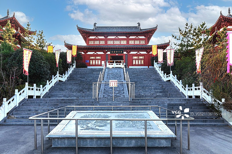 郑州新政千稼集皇帝会盟祠图片素材