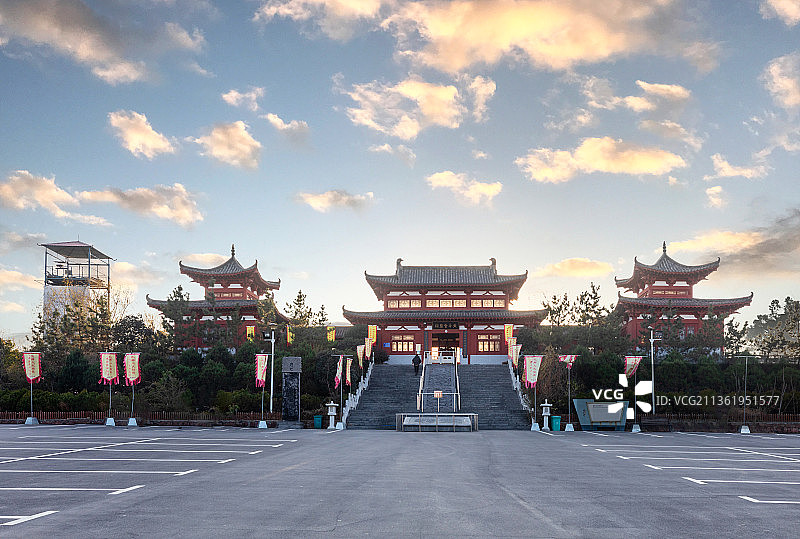 郑州新政千稼集皇帝会盟祠图片素材