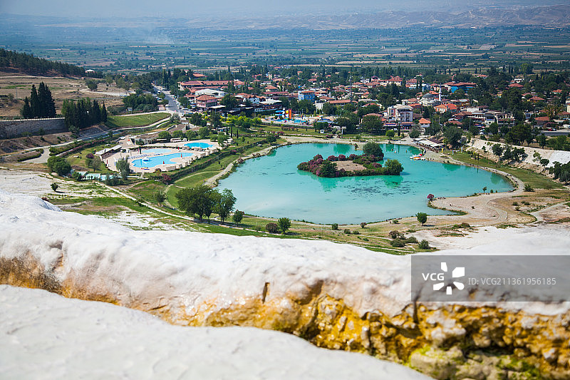 土耳其棉花堡图片素材
