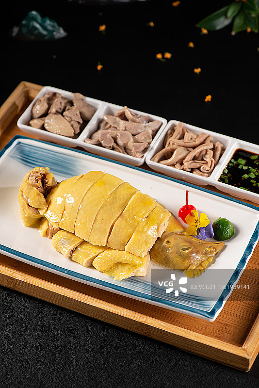 白切土母鸡图片素材