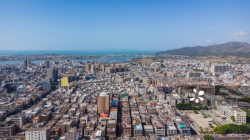 广东省汕尾市陆丰碣石镇航拍图片图片素材