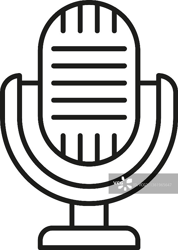 音频录制设备播客麦克风图标图片素材