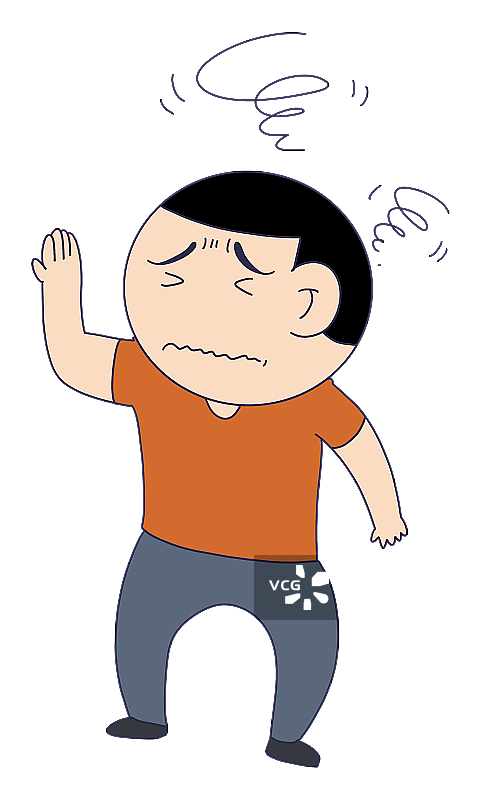 元素：头晕的人物图片素材
