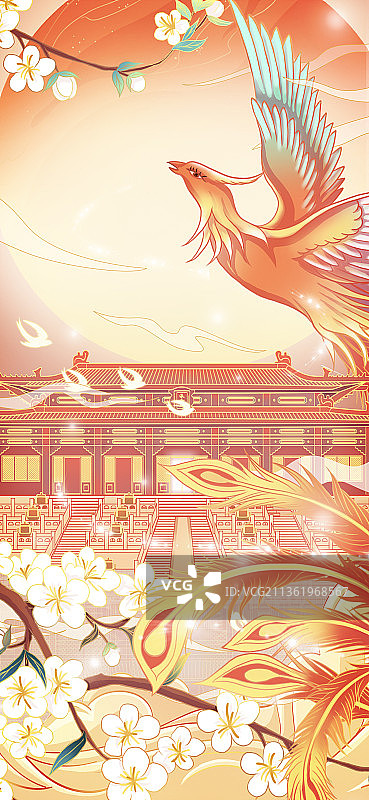 故宫-保和殿-凤图片素材