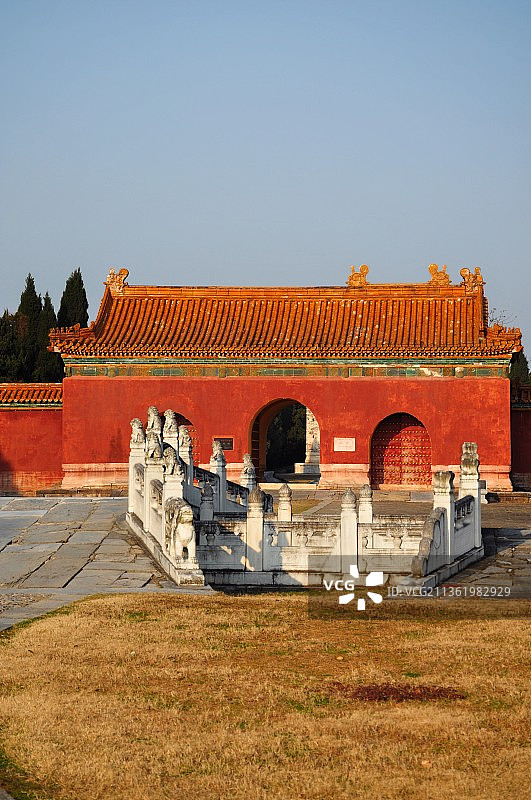 湖北钟祥明显陵图片素材