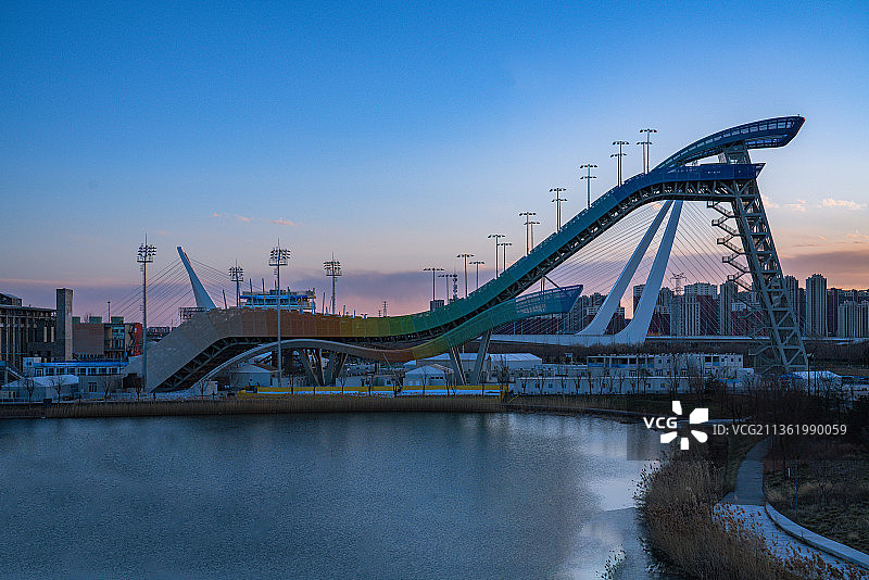 首钢园会场馆大跳台图片素材