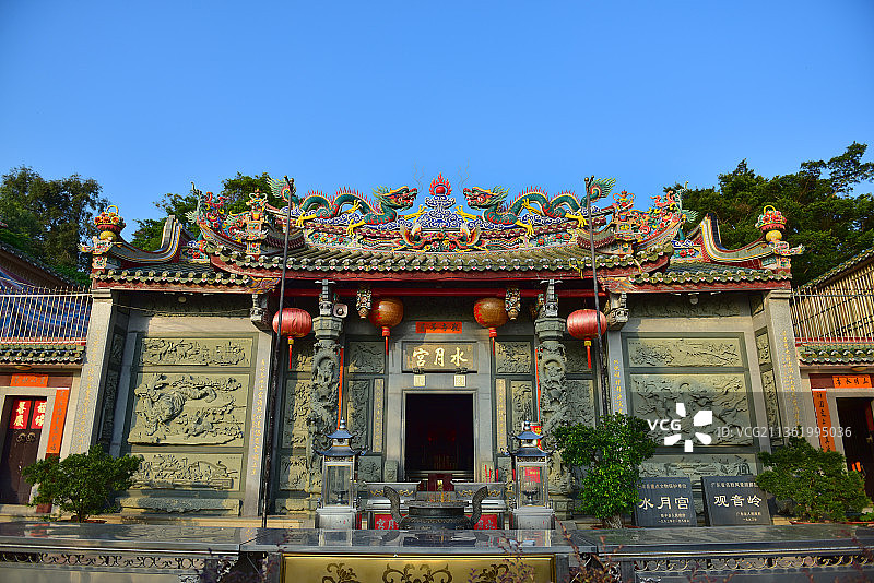 广东省汕尾市陆丰市观音岭水月宫图片素材