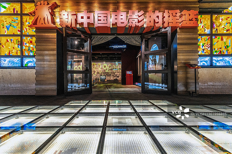 长春长影旧址博物馆室内展厅图片素材