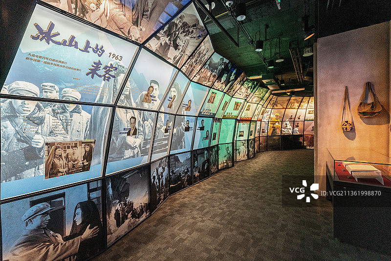 长春长影旧址博物馆室内展厅图片素材