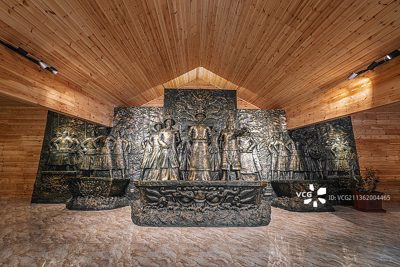 吉林雾凇岛室内历史展厅图片素材