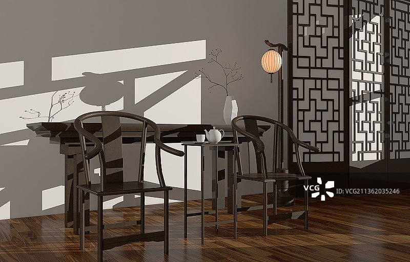 中国风室内设计图片素材