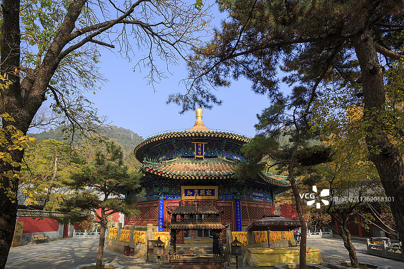 潭柘寺秋色图片素材