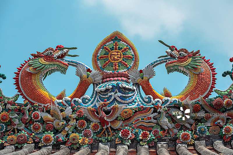 潮汕嵌瓷工艺图片素材