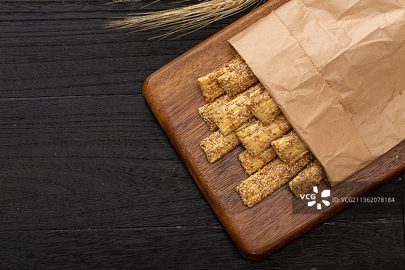 老式芝麻糖图片素材