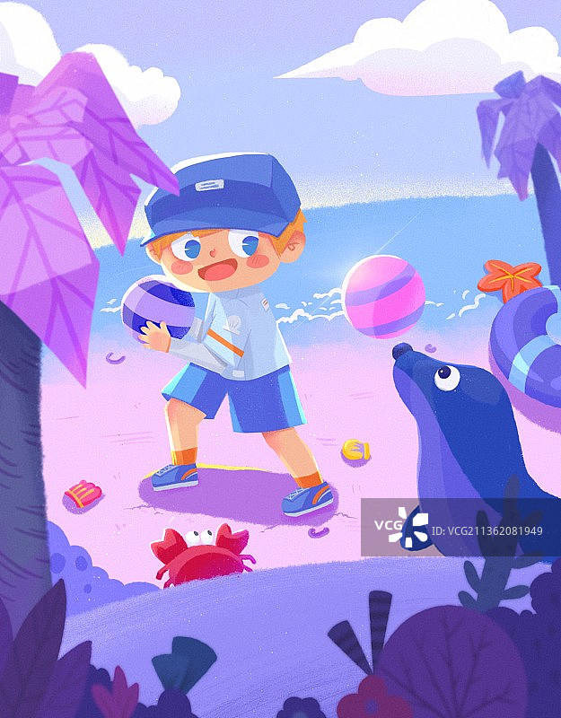 海边打排球图片素材