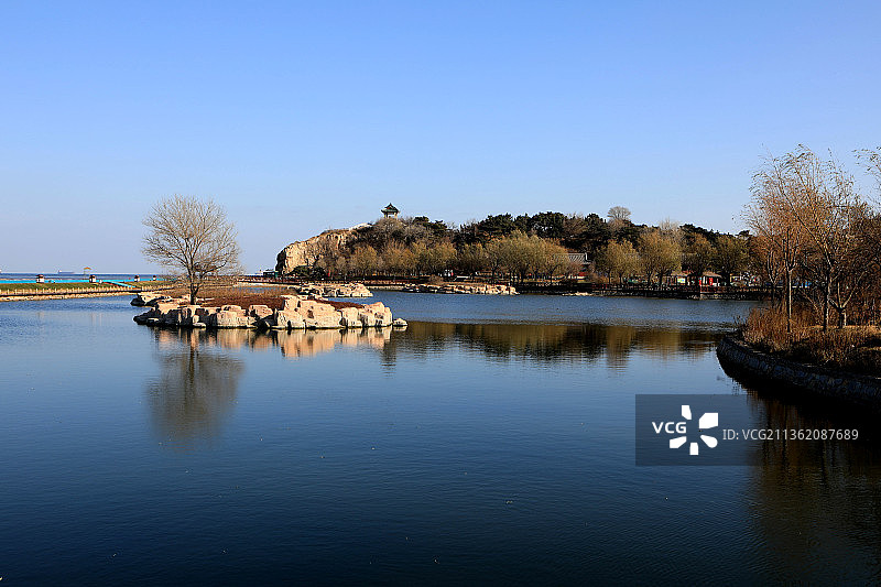 河北北戴河鸽子窝公园图片素材