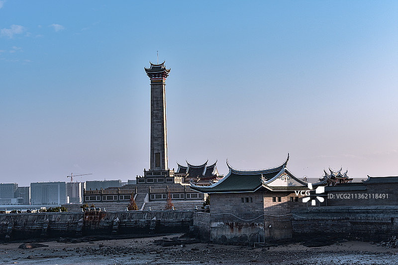 集美解放纪念碑图片素材