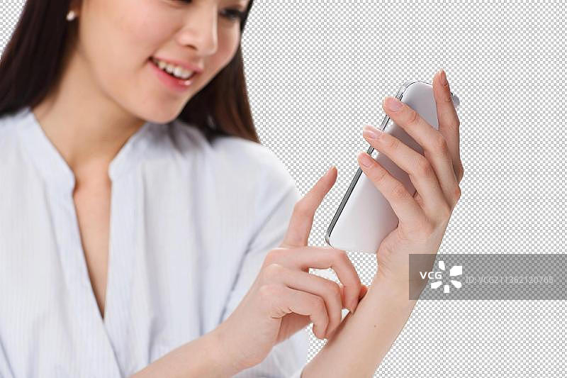 青年商务女人快乐工作图片素材