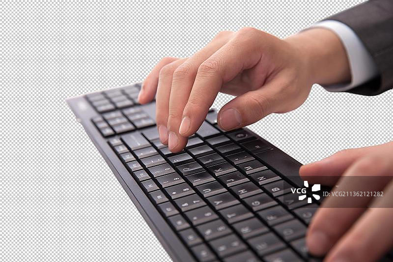 手指敲击键盘图片素材