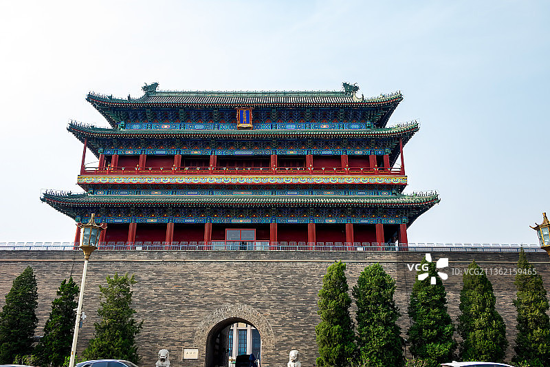 老北京“京师九门”之一的正阳门暨前门图片素材