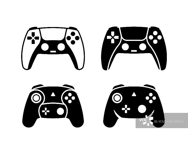 游戏机手柄图标合集图片素材