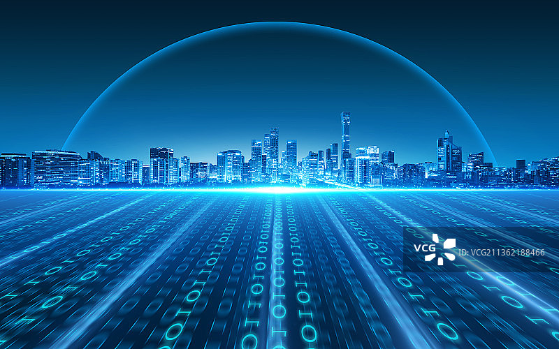 城市数字网络背景图图片素材