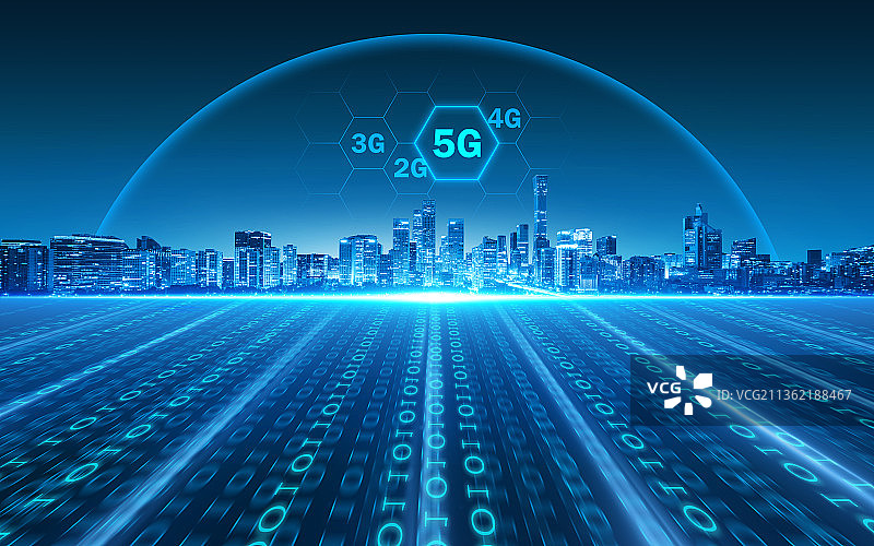 城市数字网络背景图图片素材