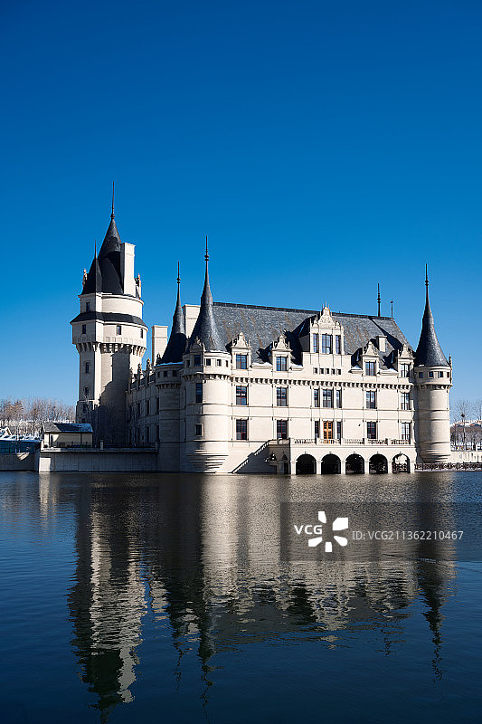 烟台张裕葡萄酒庄冬季美景图片素材