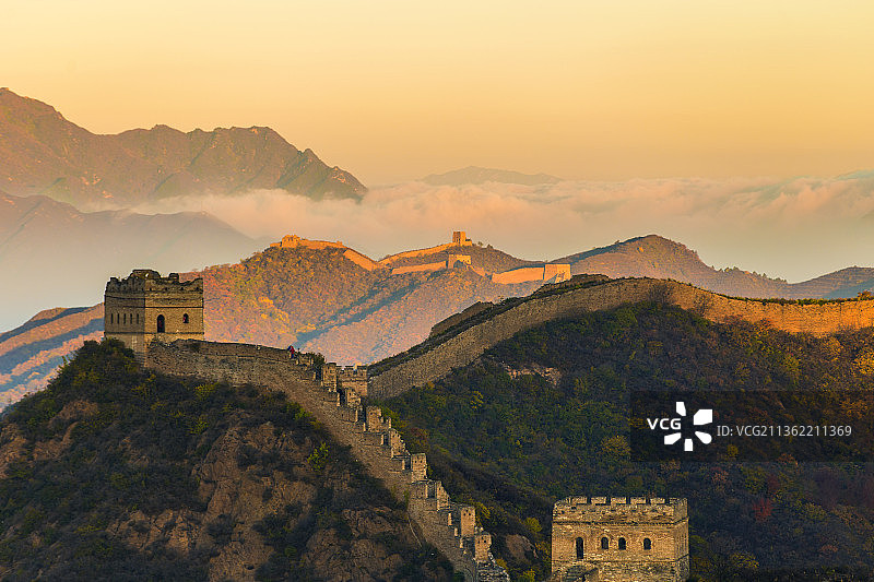 金山岭长城图片素材