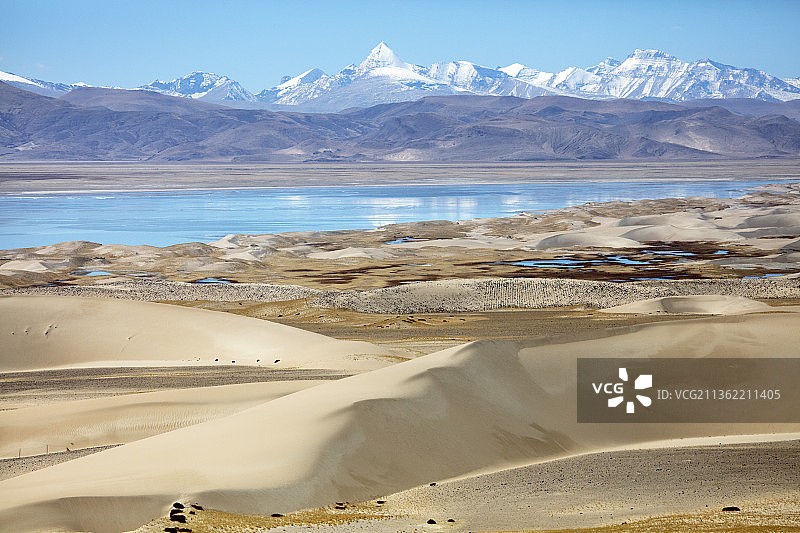 西藏仲巴县雅江源图片素材