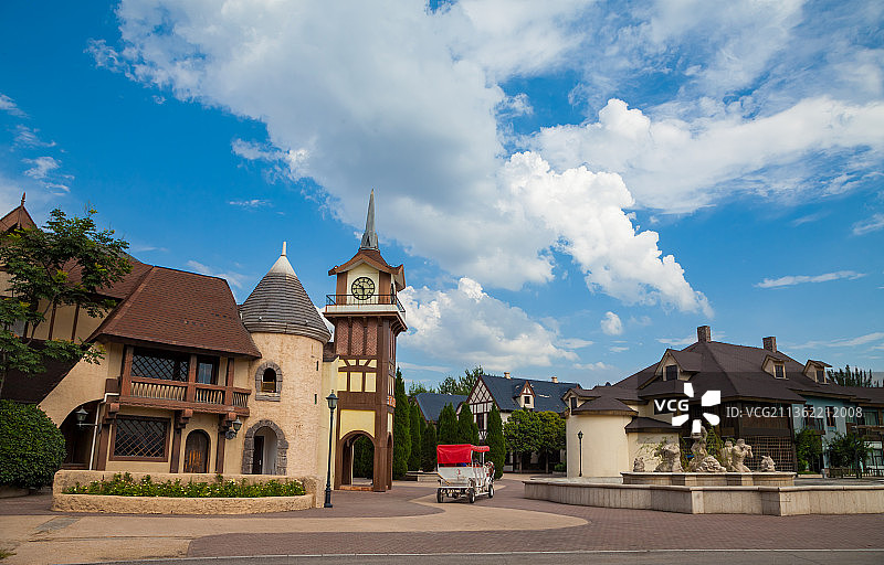 西安世园罗曼小镇图片素材