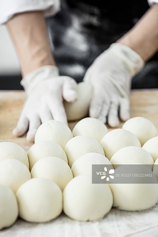 手工老面馒头图片素材