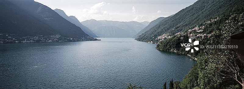 科莫湖全景图片素材