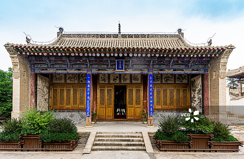 青海贵德县文庙和玉皇阁古建筑群，图片素材