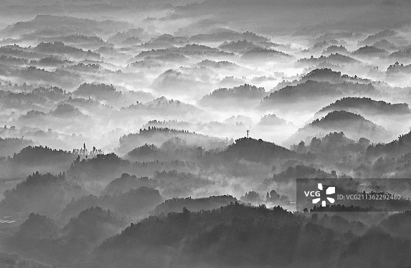 蜀南竹海醉青山图片素材