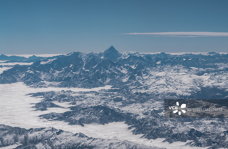 蜀山之王，贡嘎雪山图片素材