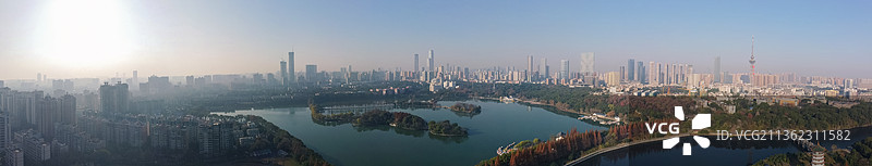 长沙烈士公园全景图片素材