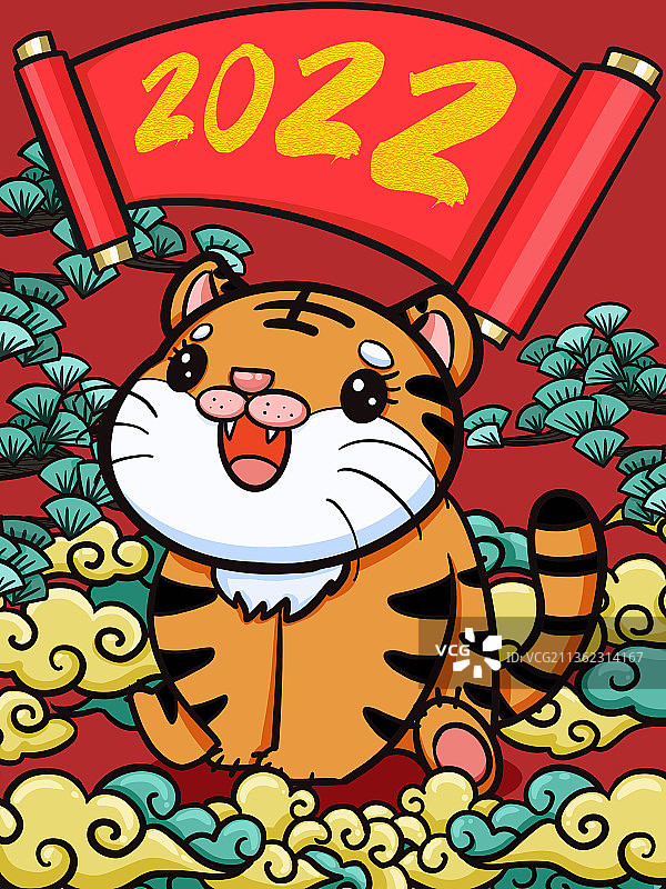 虎年海报-2022图片素材