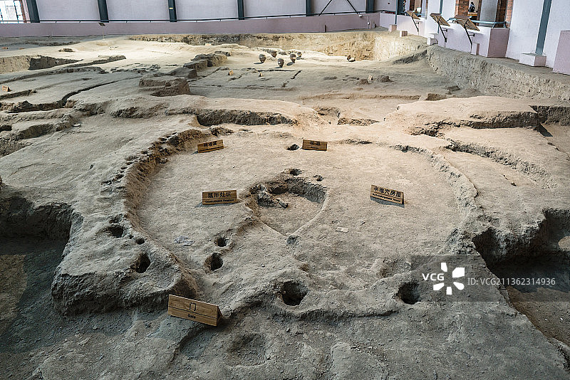 西安半坡遗址图片素材