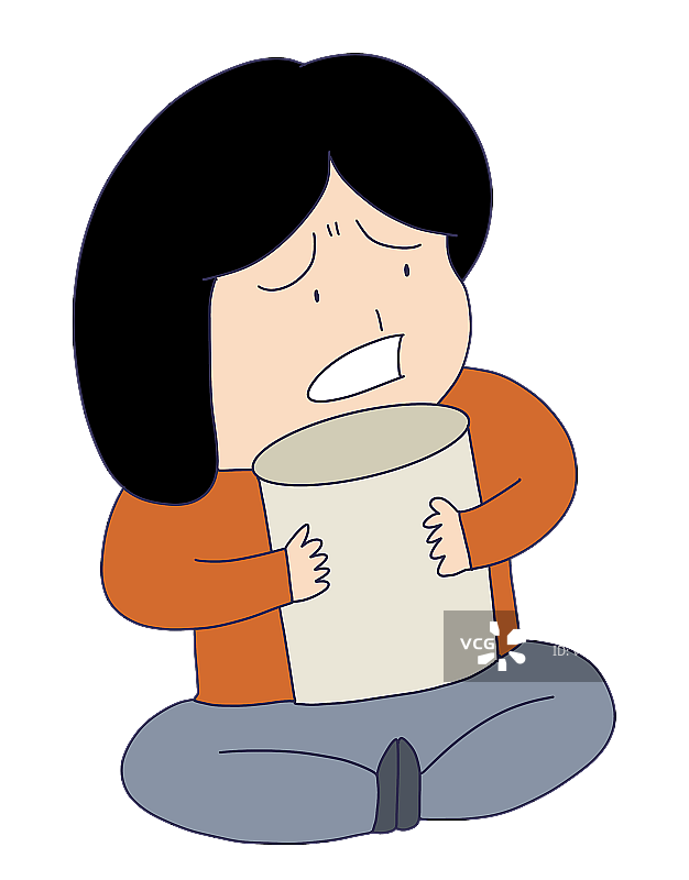 元素：坐着的人物图片素材