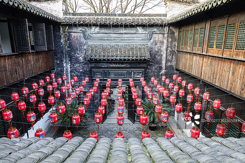 浙江嘉兴西塘西园图片素材