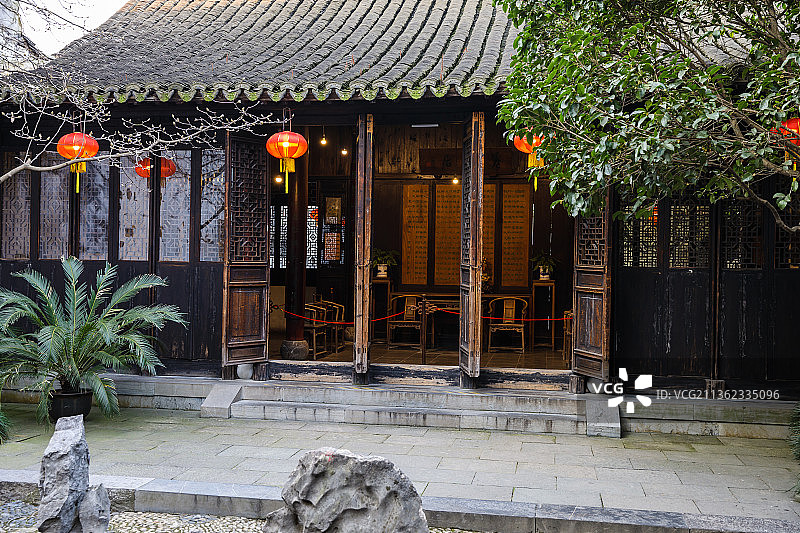 浙江嘉兴西塘西园图片素材